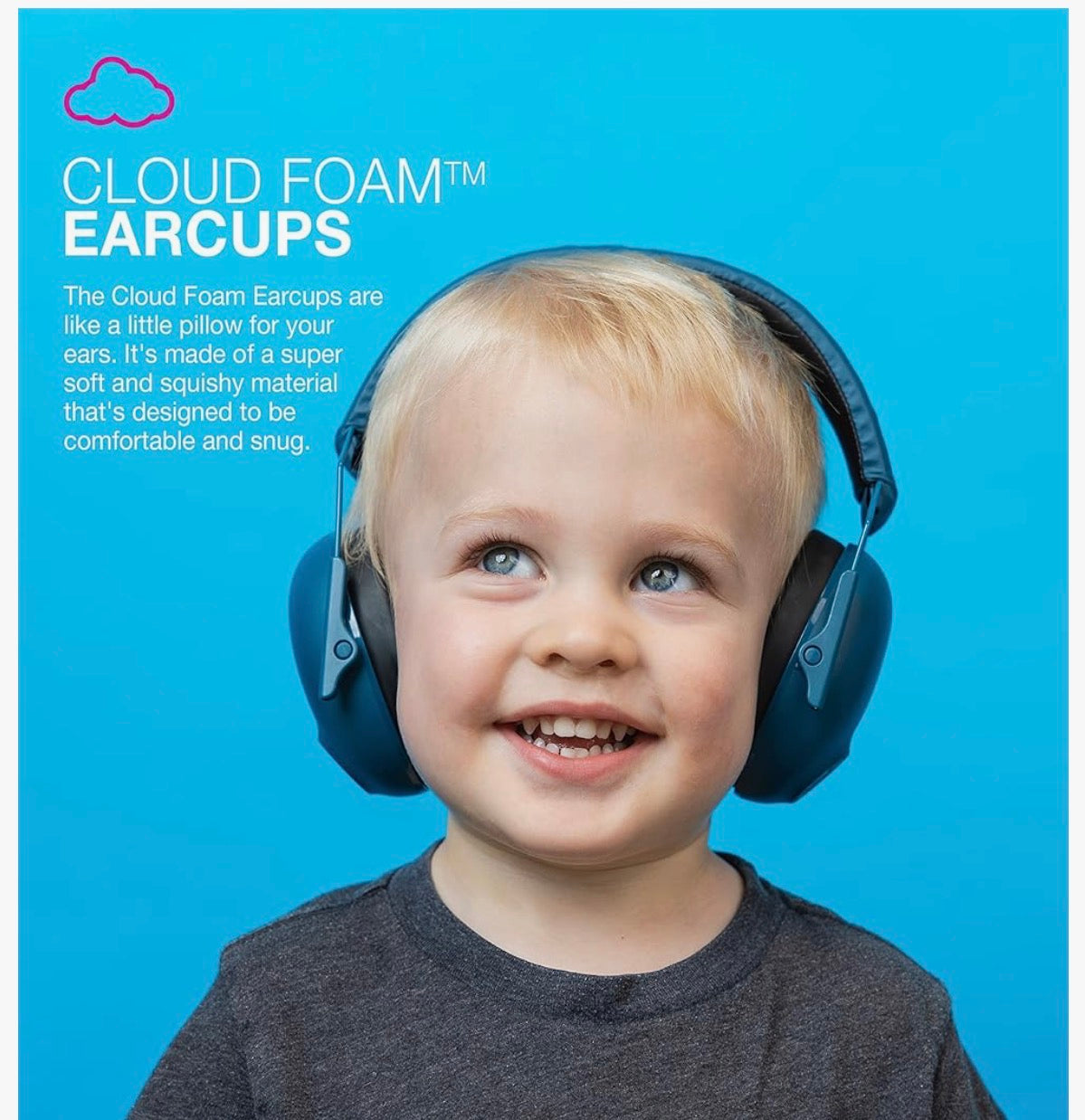 JLab JBuddies Protect Kids Hearing Protection Earmuffs – Noise Reduction Headphones (Fits Infants to Teens)