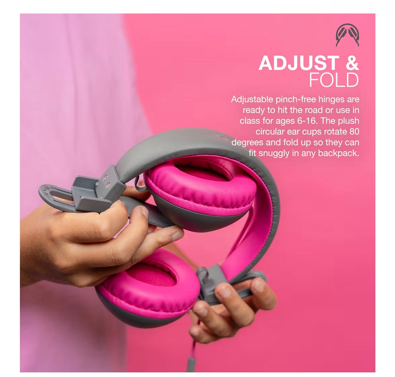 JLab JBuddies Studio² Kids Headphones
On-Ear Folding | Volume Safe | Ages 6+