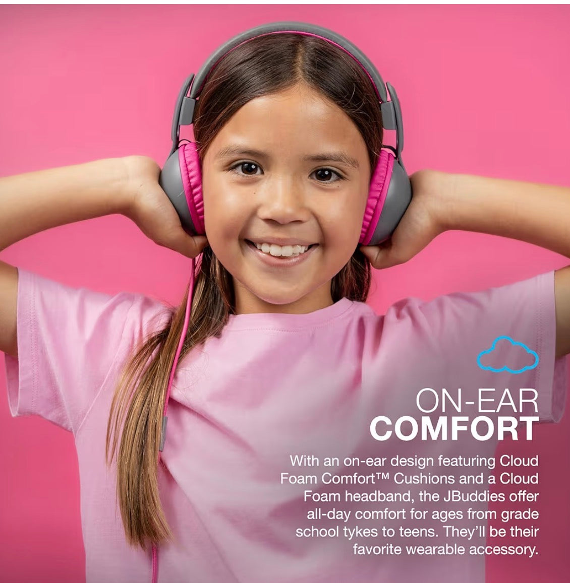 JLab JBuddies Studio² Kids Headphones
On-Ear Folding | Volume Safe | Ages 6+