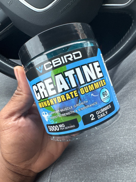 CBIRD Creatine Monohydrate Gummies – 5000mg Strength Support
