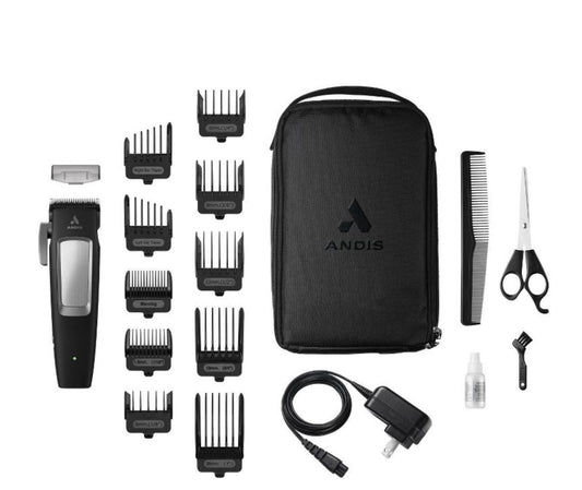 Andis inCRED Lithium Cordless Hair Clipper Kit – Professional Rechargeable Barber & Home Grooming Set