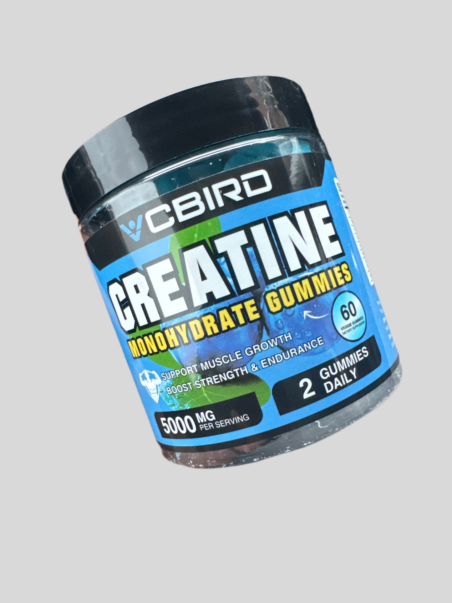 CBIRD Creatine Monohydrate Gummies – 5000mg Strength Support