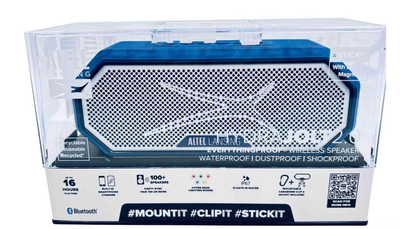 Altec Lansing Mini H2O Bluetooth Speaker – Waterproof, Dustproof, Shockproof