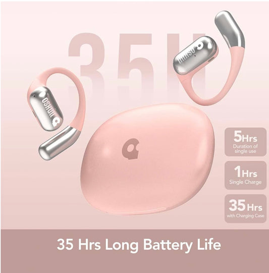 OSKULL OWS Open-Ear Bluetooth Earphones | 35-Hr Battery, ENC Noise Reduction